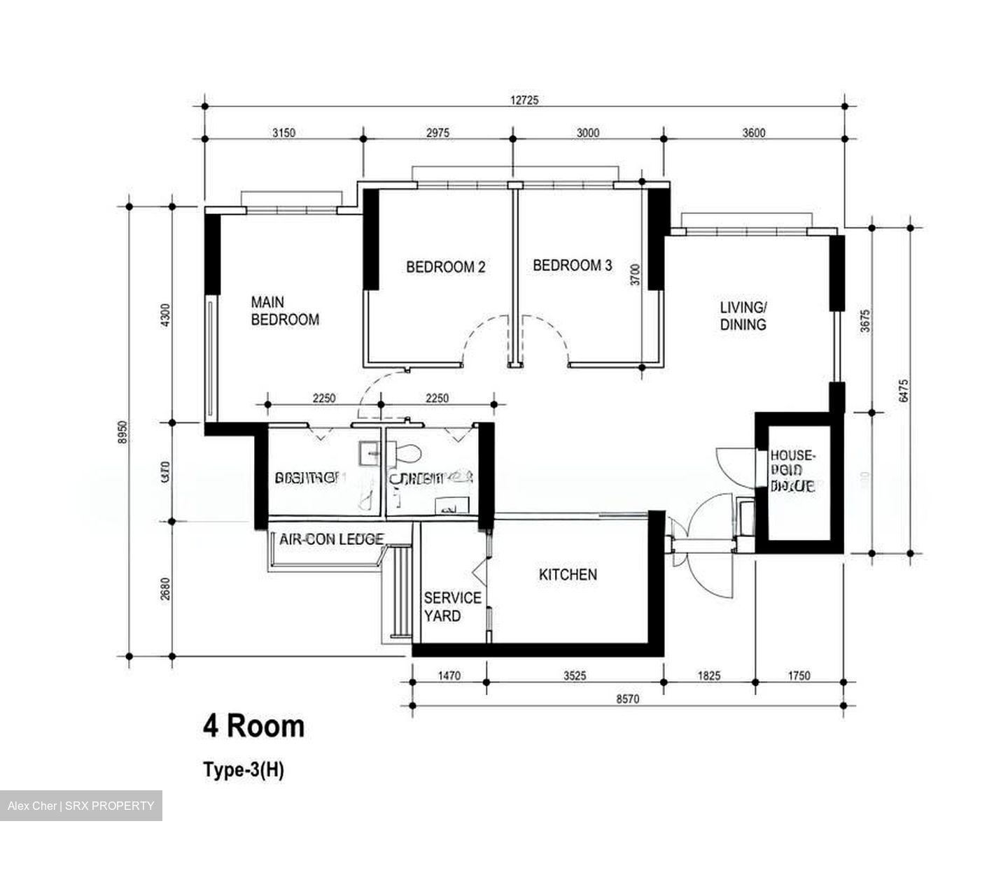 Blk 126D Eastdelta @ Canberra (Sembawang), HDB 4 Rooms #574048311